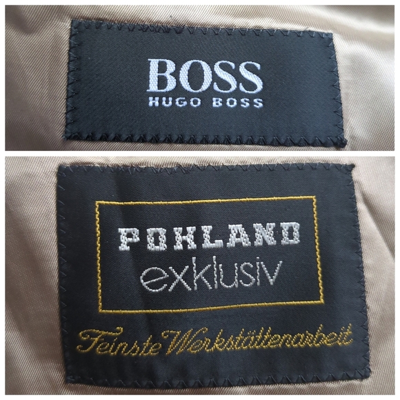 Hugo Boss Wool Cashmere Blend Tweed Check Blazer Jacket  3 Button Approx Medium* - Picture 2 of 16